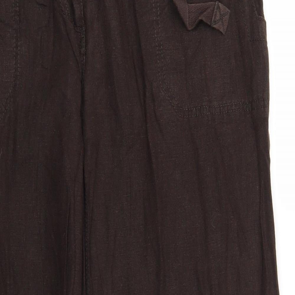 NEXT Womens Brown   Trousers  Size 10 L26 in