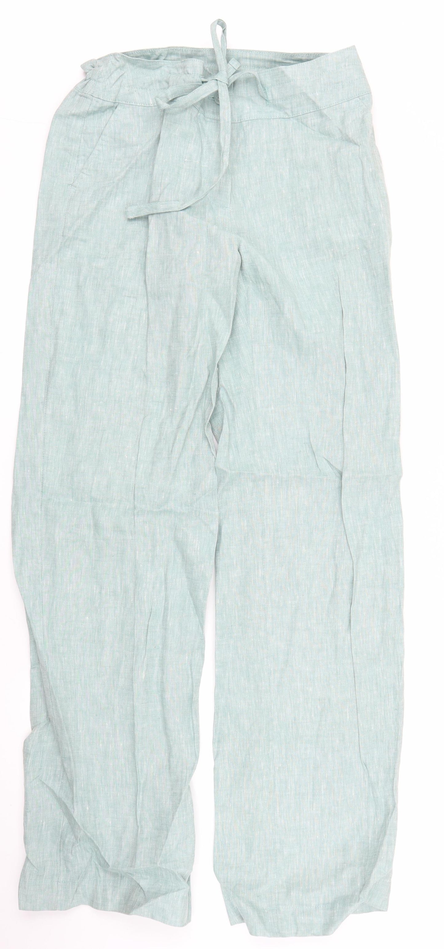 TU Womens Green   Trousers  Size 10 L32 in
