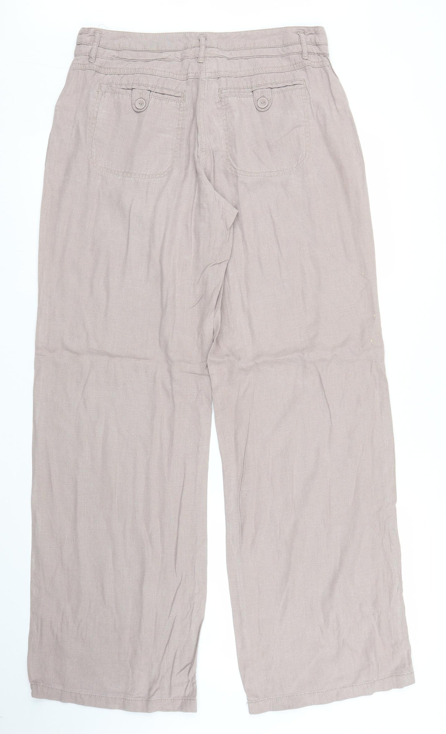NEXT Womens Beige   Trousers  Size 12 L30 in