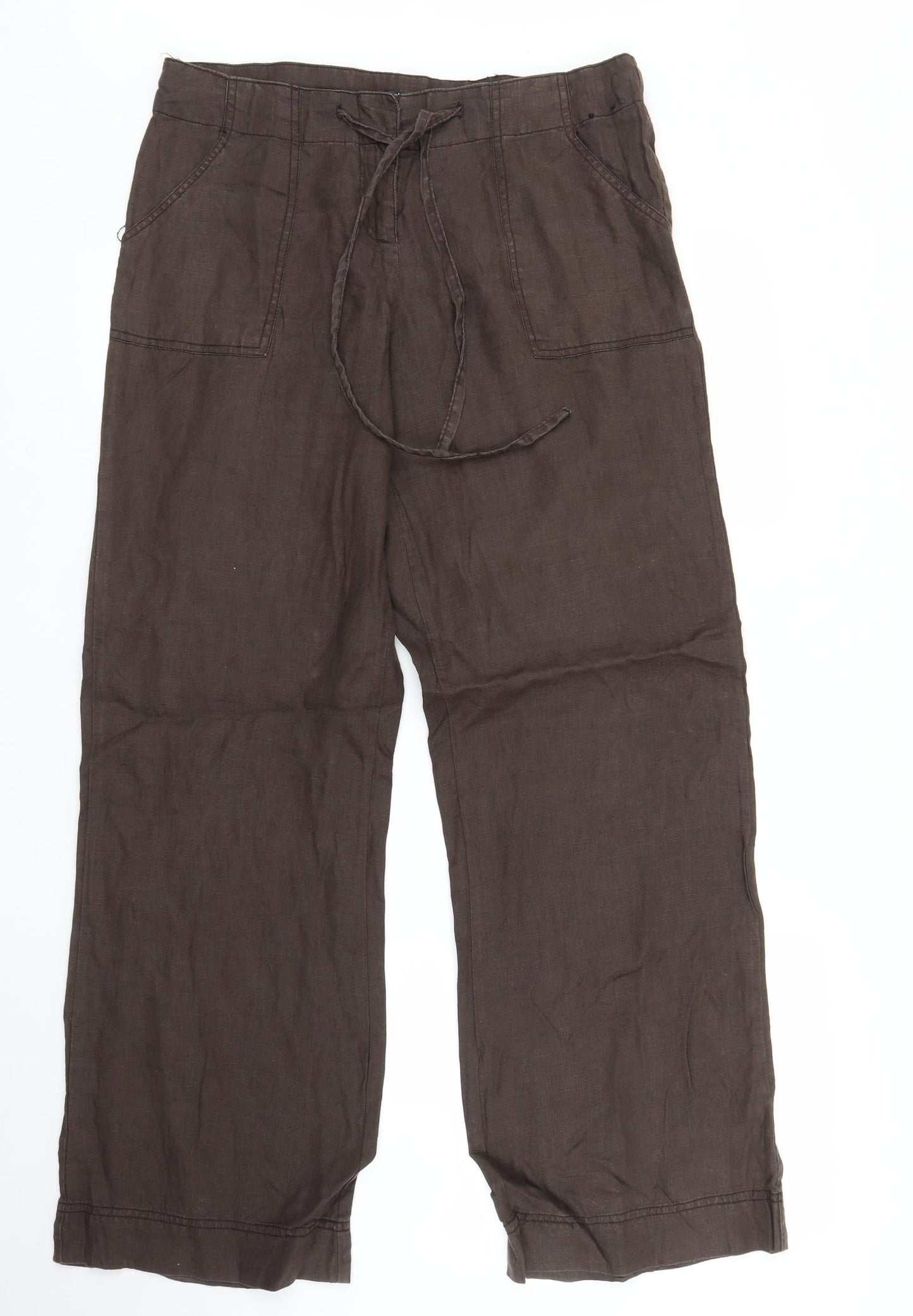 Primark Womens Brown   Trousers  Size 10 L30 in