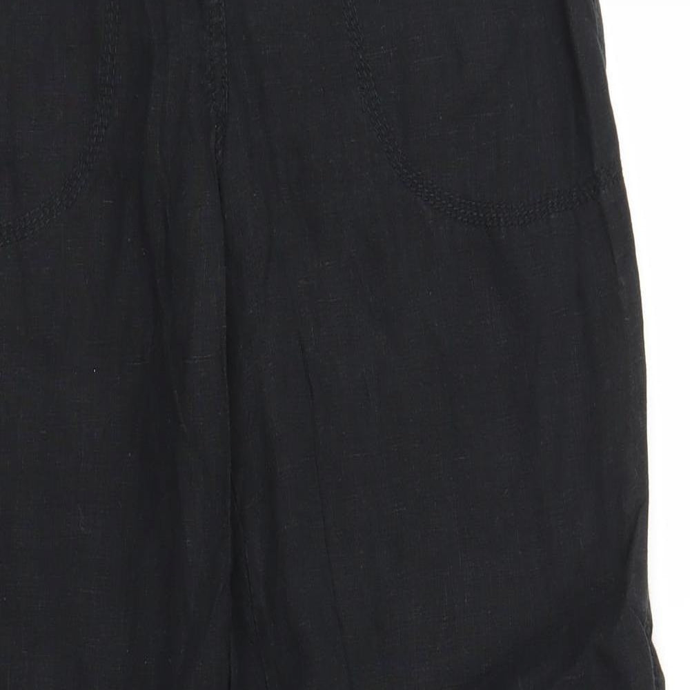 M&S Womens Black   Trousers  Size 12 L30 in