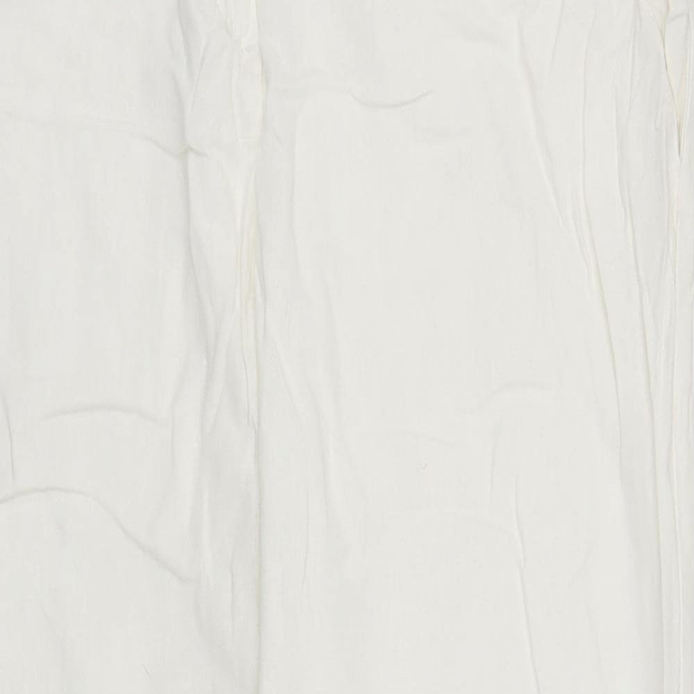 George Womens White   Trousers  Size 16 L27 in