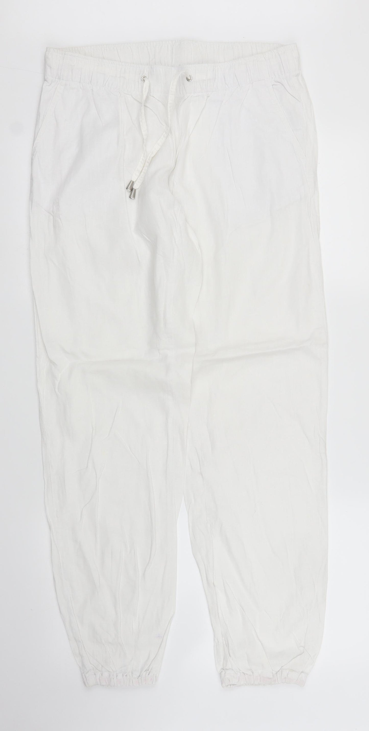 ESMARA Womens White   Bloomer Trousers Size 14 L30 in