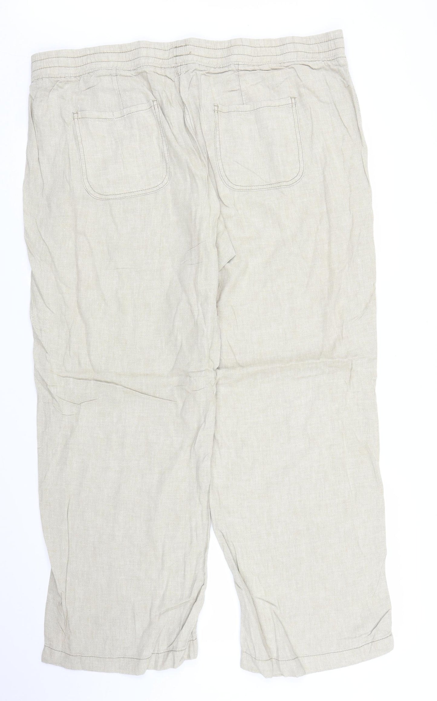 George Womens Beige   Trousers  Size 20 L28 in