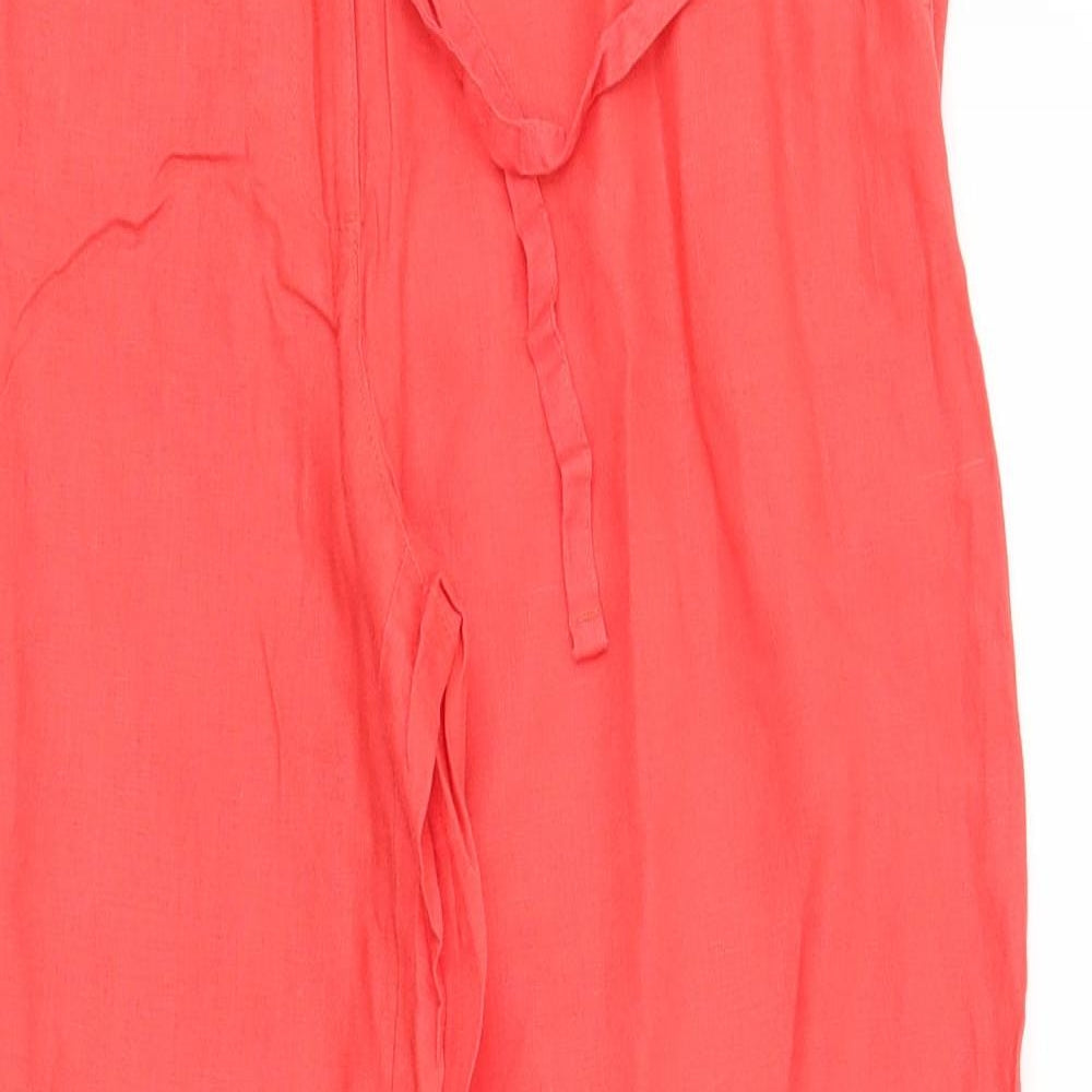 TU Womens Red   Trousers  Size 14 L26 in