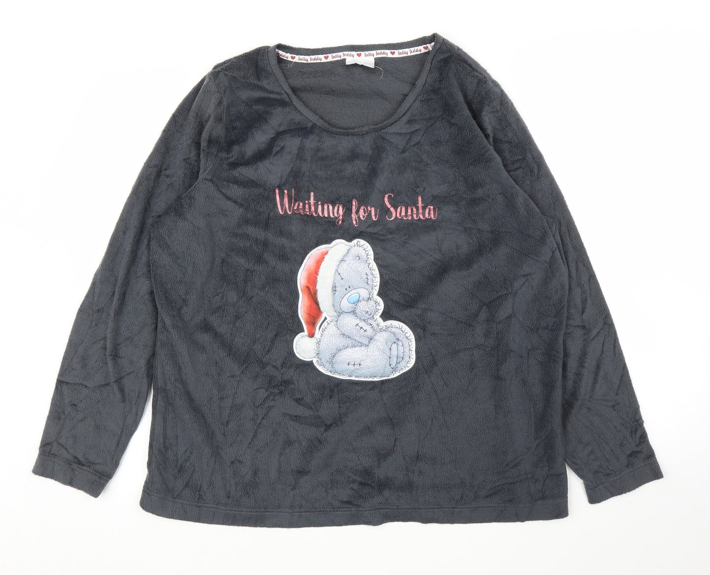Me To You Womens Grey   Top Pyjama Top Size 20