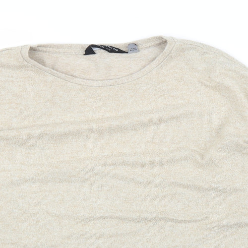 Dorothy Perkins Womens Beige   Pullover Jumper Size 10