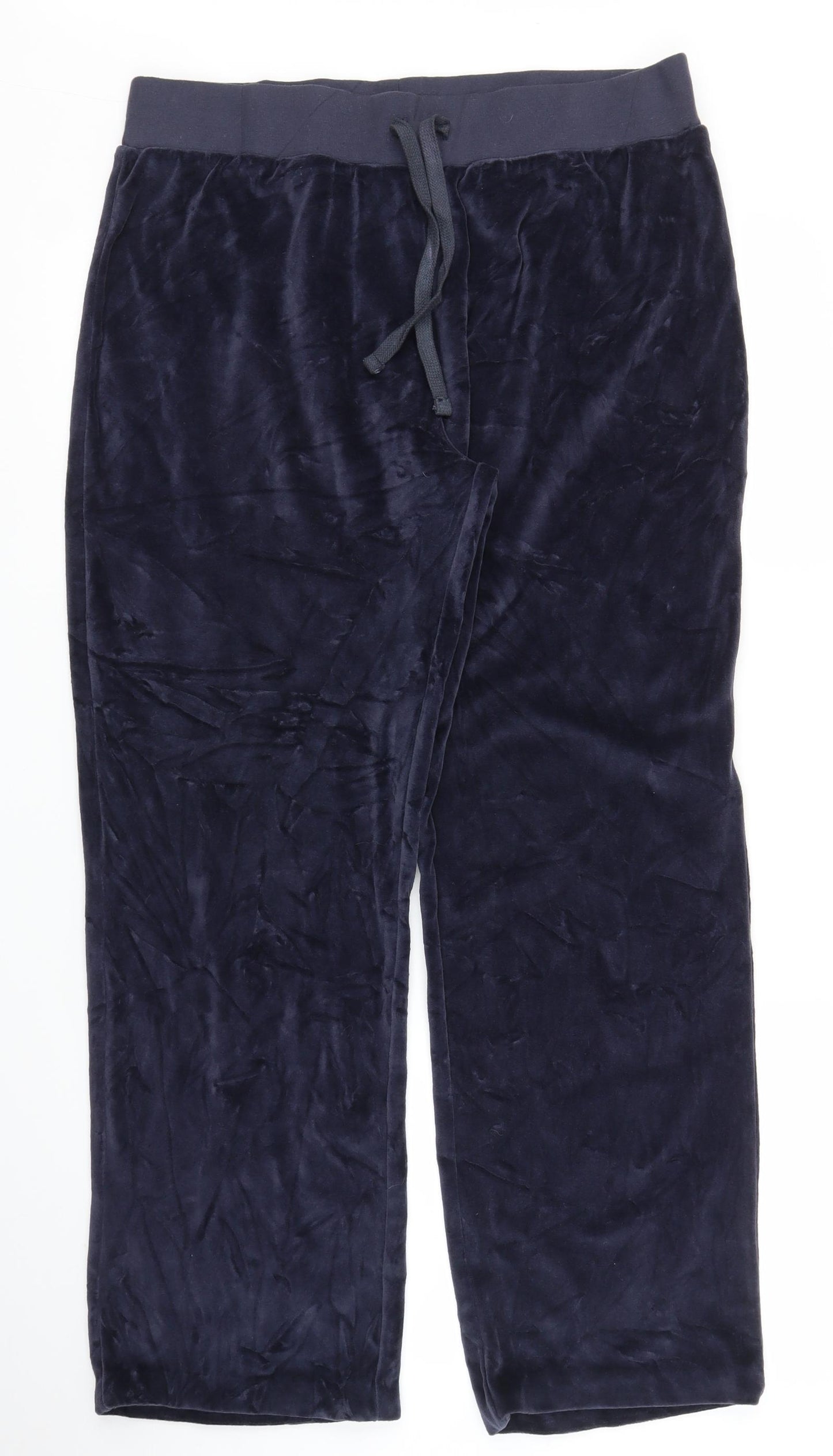 M&Co Womens Blue   Sweatpants Trousers Size 16 L27 in