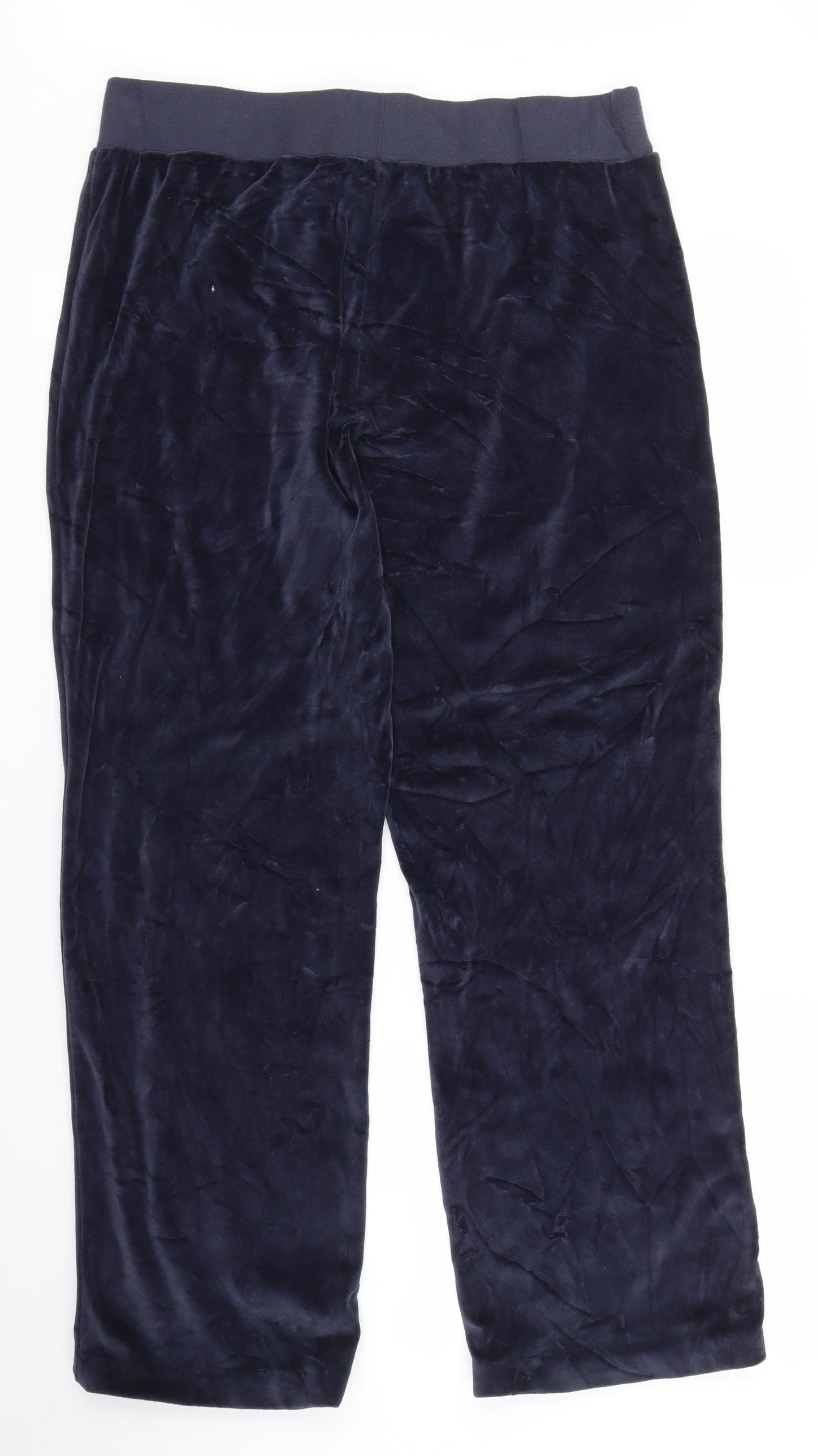 M&Co Womens Blue   Sweatpants Trousers Size 16 L27 in