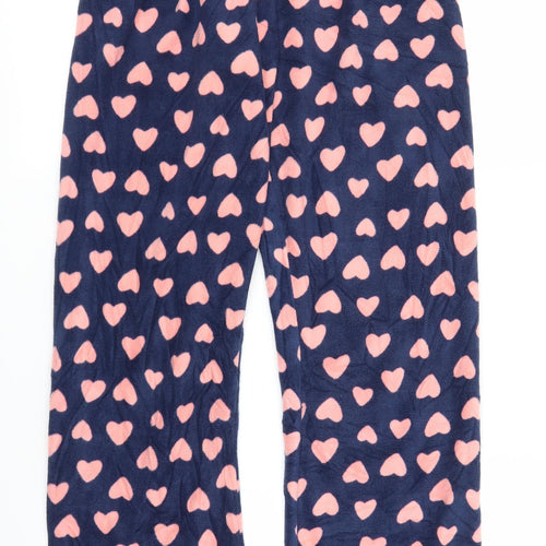 Primark Womens Blue Solid  Chemise Pyjama Pants Size 8
