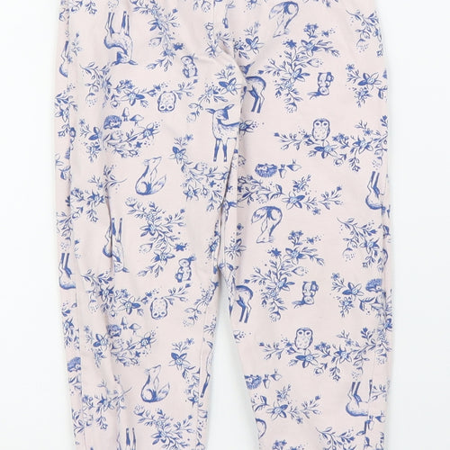 Nutmeg Girls Pink Solid  Capri Pyjama Pants Size 3-4 Years