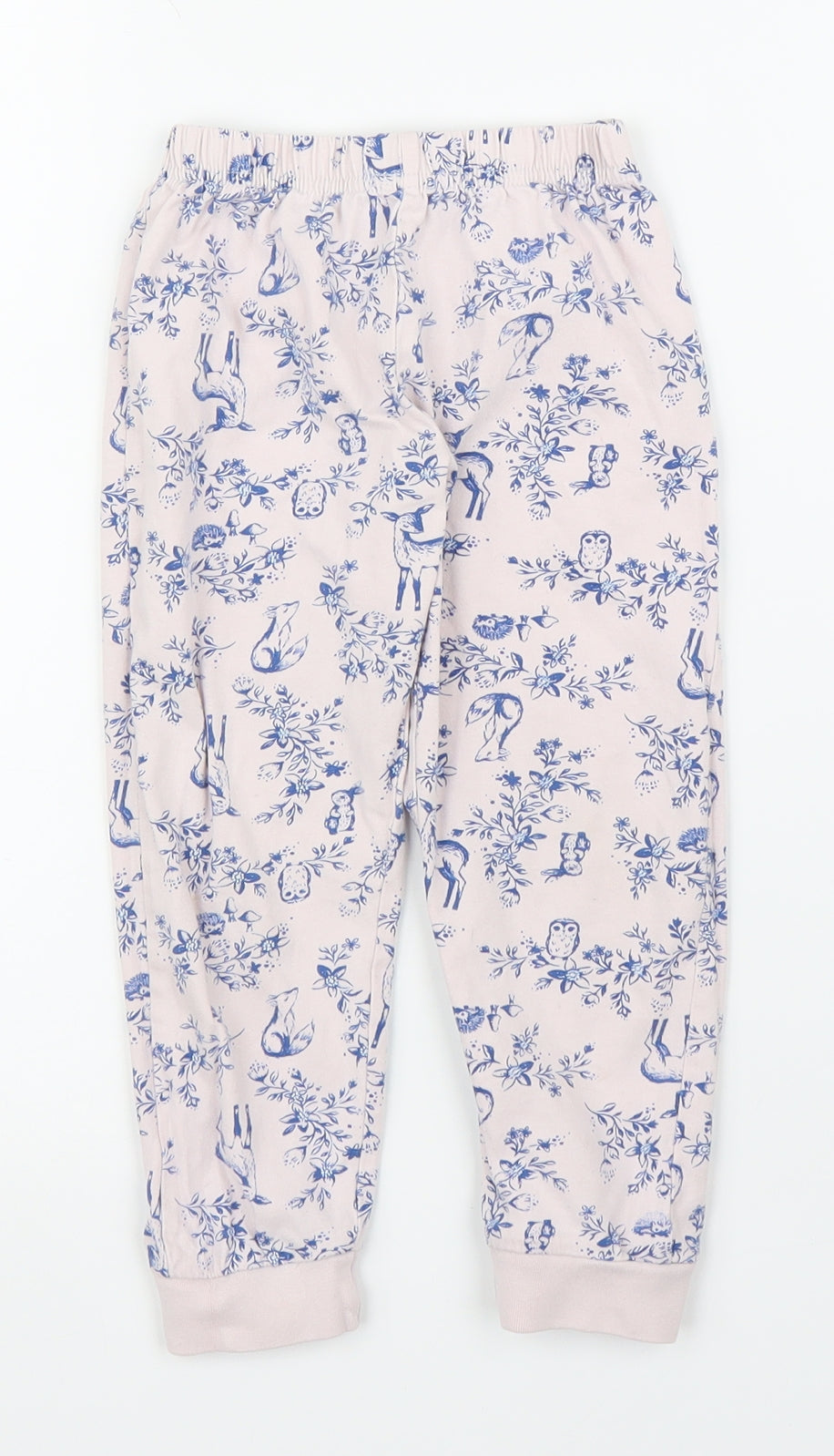 Nutmeg Girls Pink Solid  Capri Pyjama Pants Size 3-4 Years