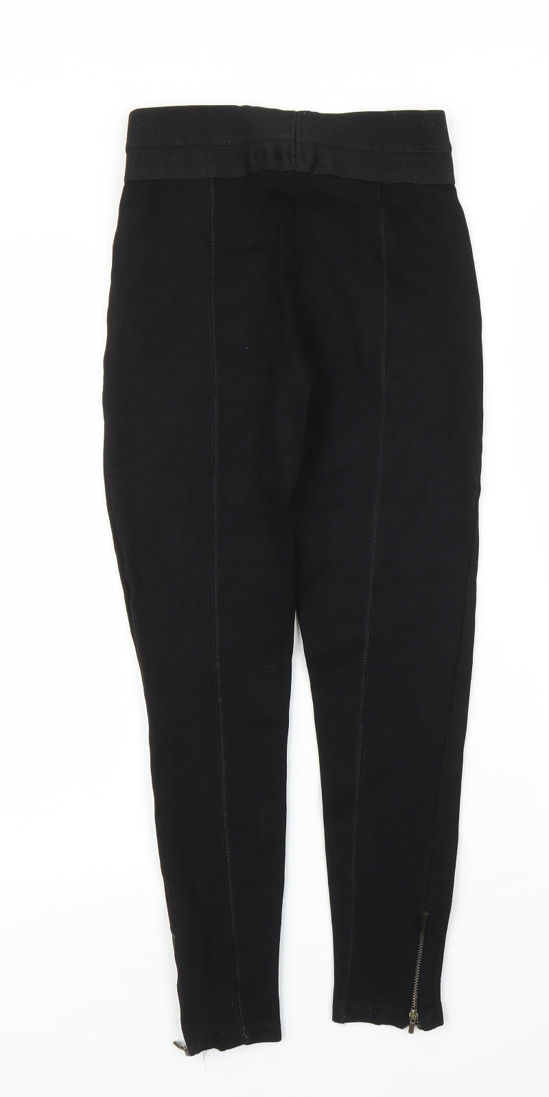 Zara Womens Black   Carrot Trousers Size S L23 in