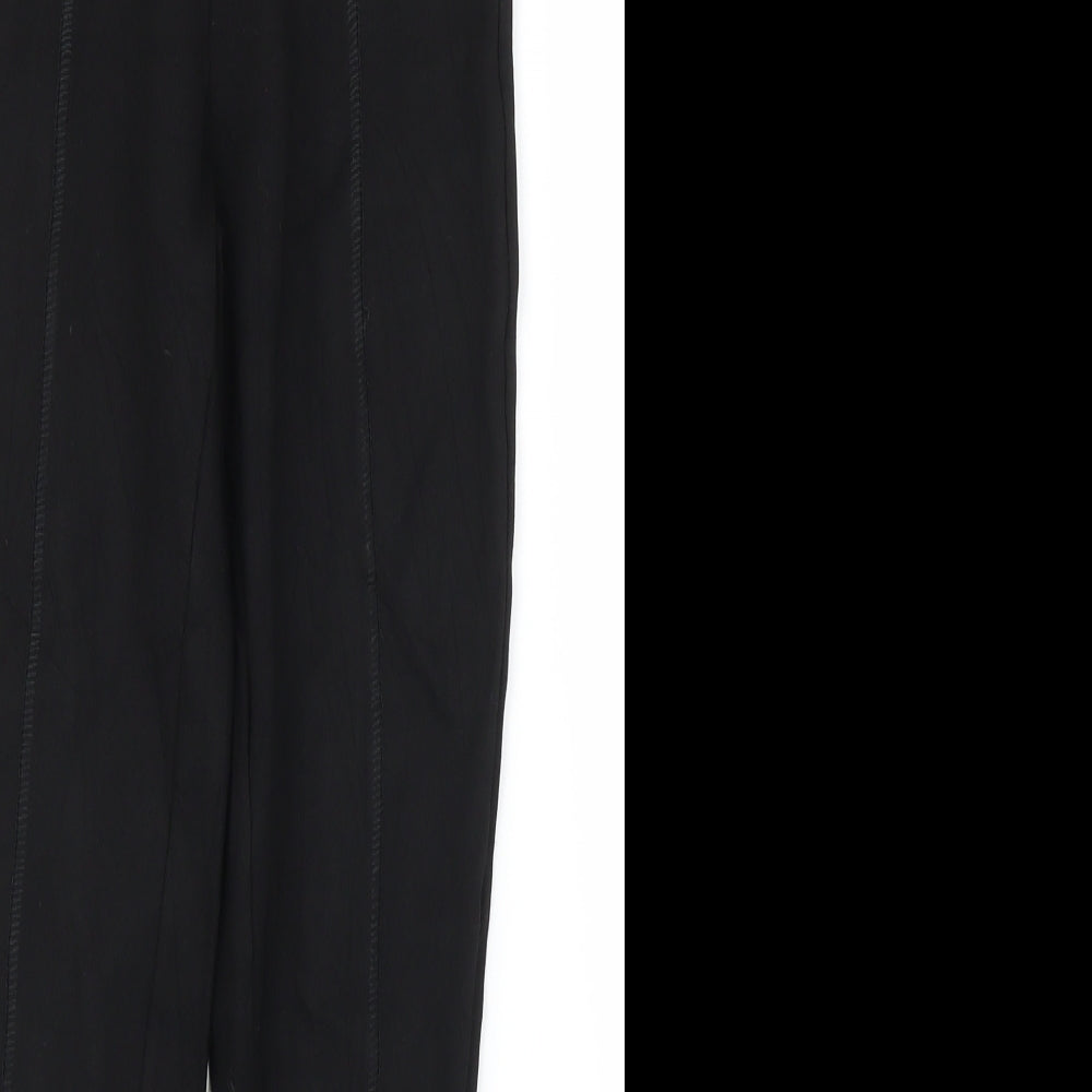 Zara Womens Black   Carrot Trousers Size S L23 in