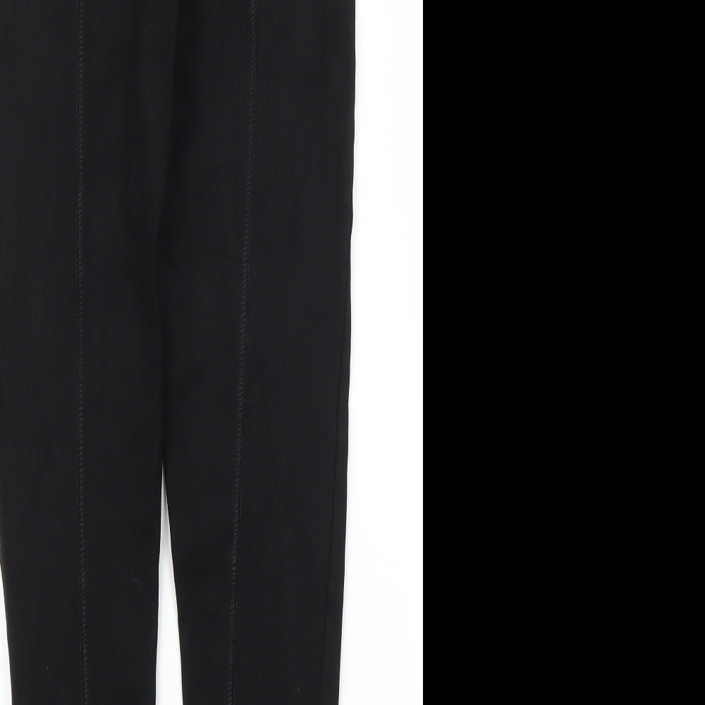 Zara Womens Black   Carrot Trousers Size S L23 in
