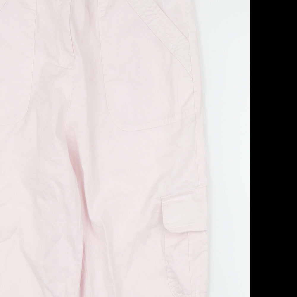 BHS Womens Pink   Capri Trousers Size 16 L20 in