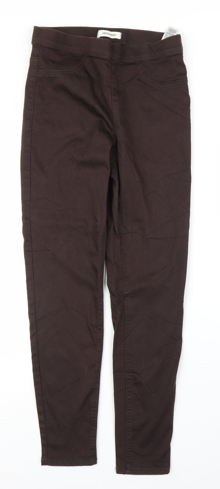 M&S Womens Brown   Jegging Jeans Size 10 L25 in