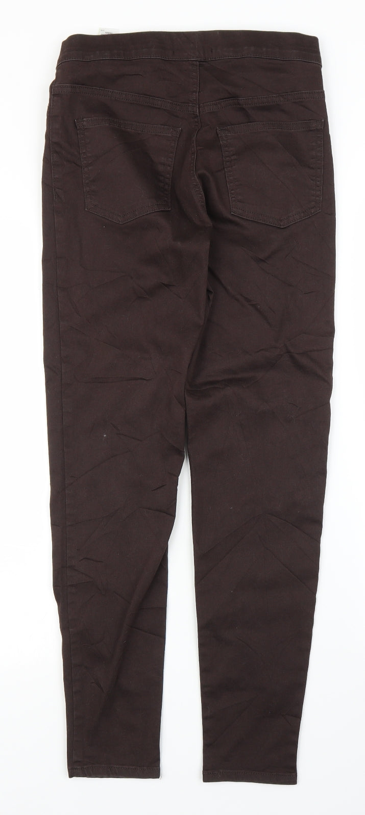 M&S Womens Brown   Jegging Jeans Size 10 L25 in