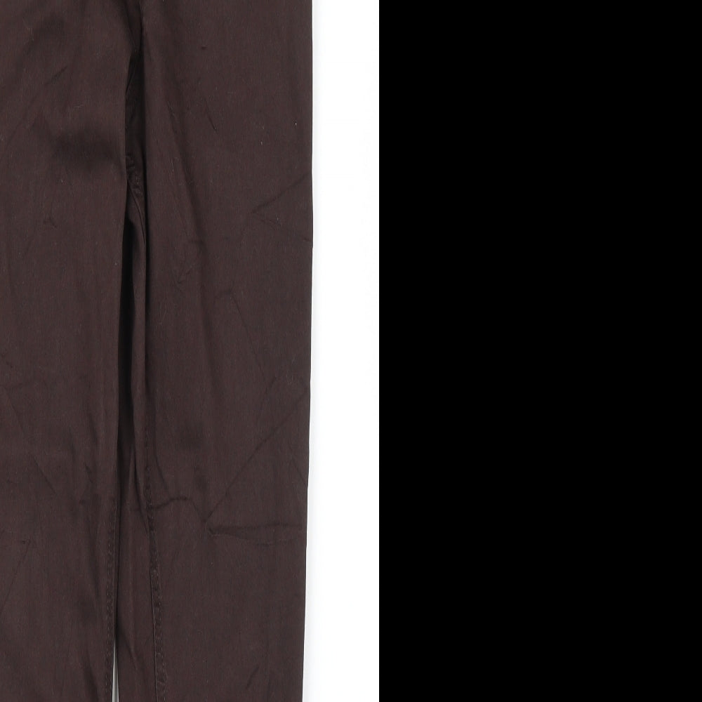 M&S Womens Brown   Jegging Jeans Size 10 L25 in