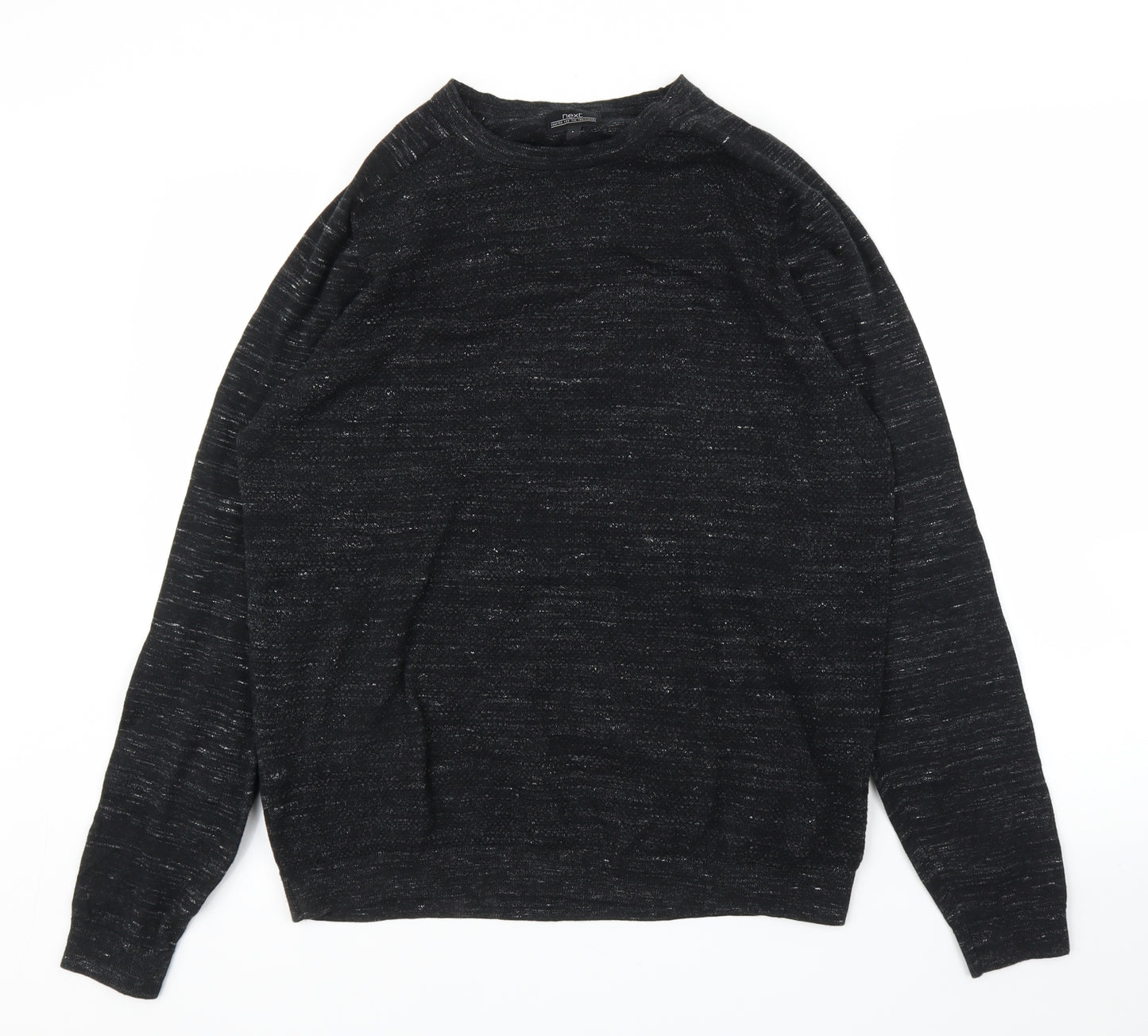 NEXT Mens Black   Pullover Jumper Size L