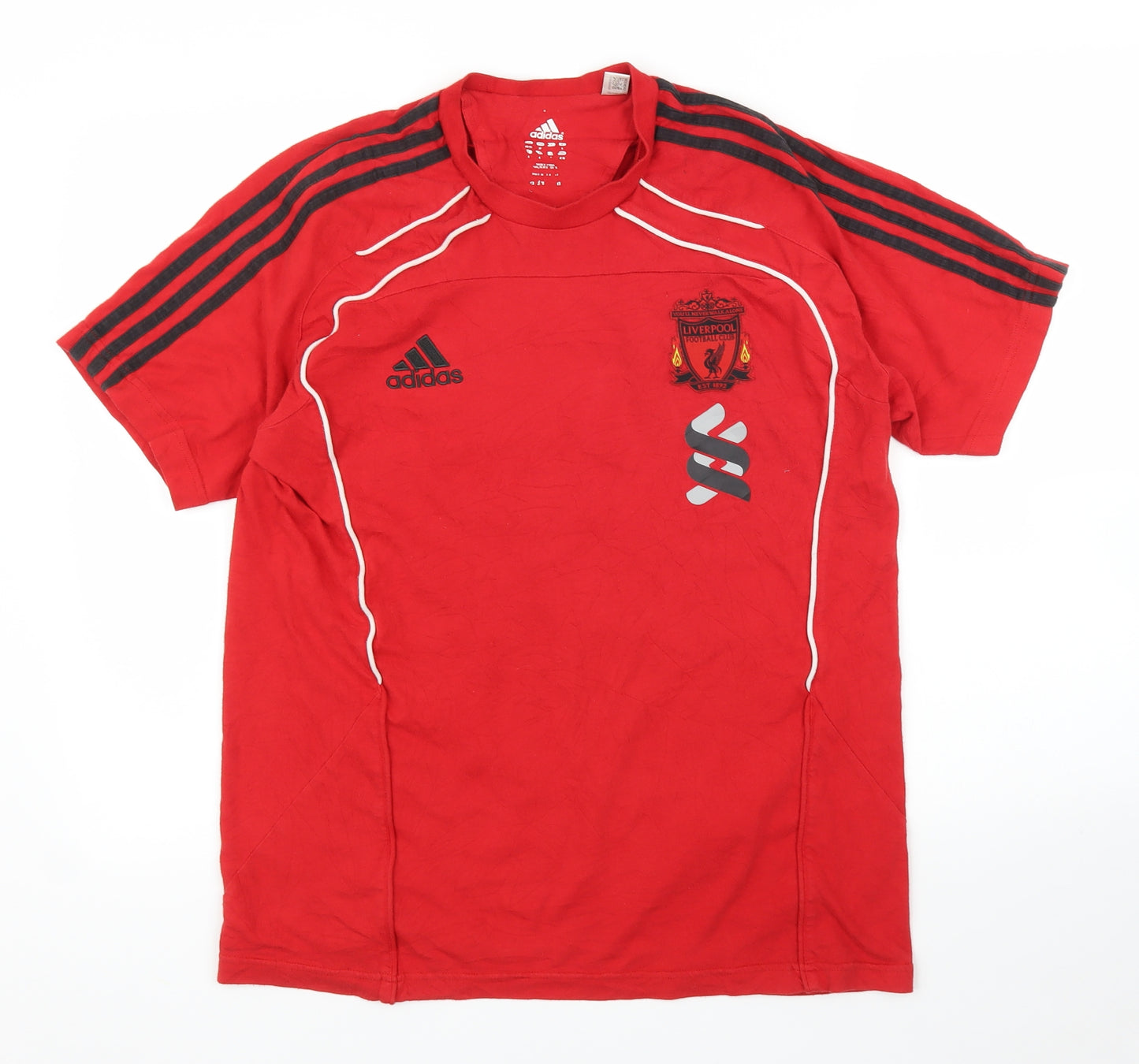 adidas Mens Red    T-Shirt Size M