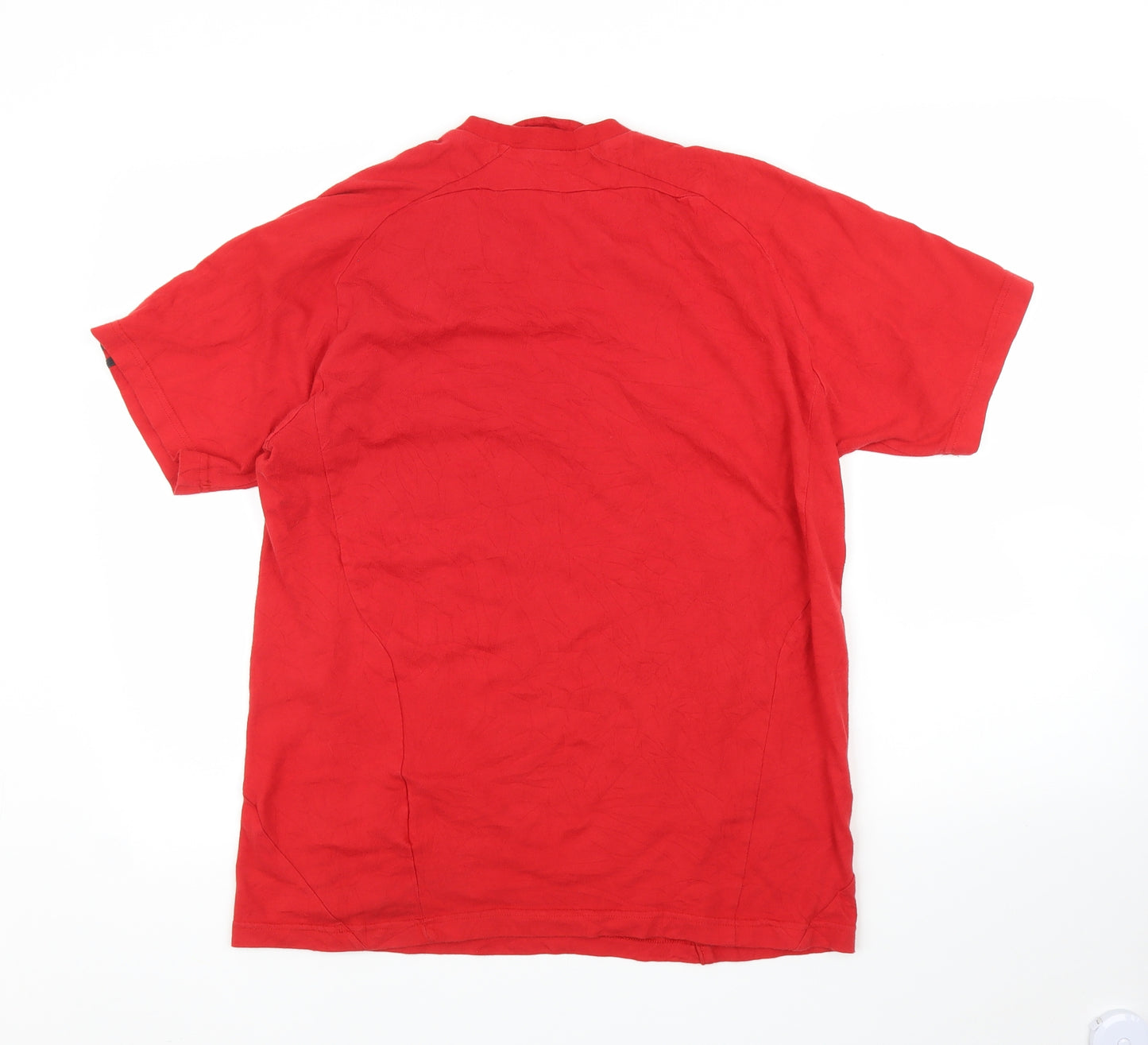 adidas Mens Red    T-Shirt Size M