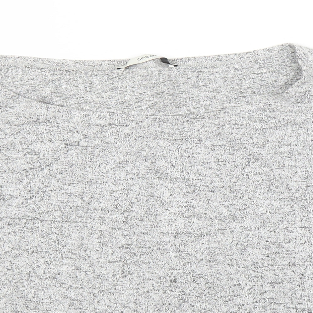 George Womens Grey   Basic Blouse Size 16
