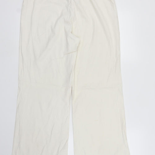 Preworn Womens White   Trousers  Size 32 in L26 in