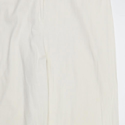Preworn Womens White   Trousers  Size 32 in L26 in