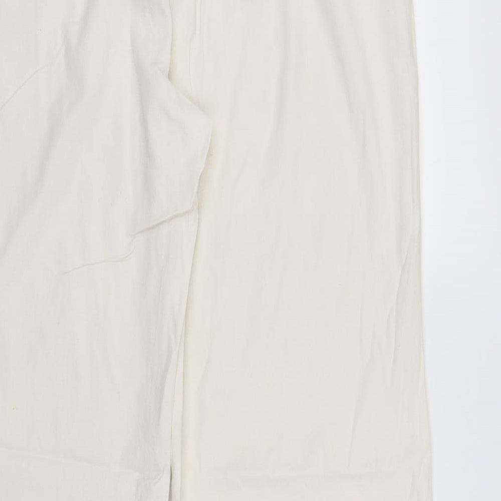 Preworn Womens White   Trousers  Size 32 in L26 in