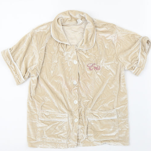 Winter Roes Girls Beige  Velvet Top Pyjama Top Size 9-10 Years
