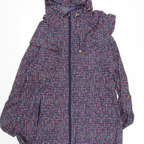 Primark Womens Purple   Parka Coat Size M