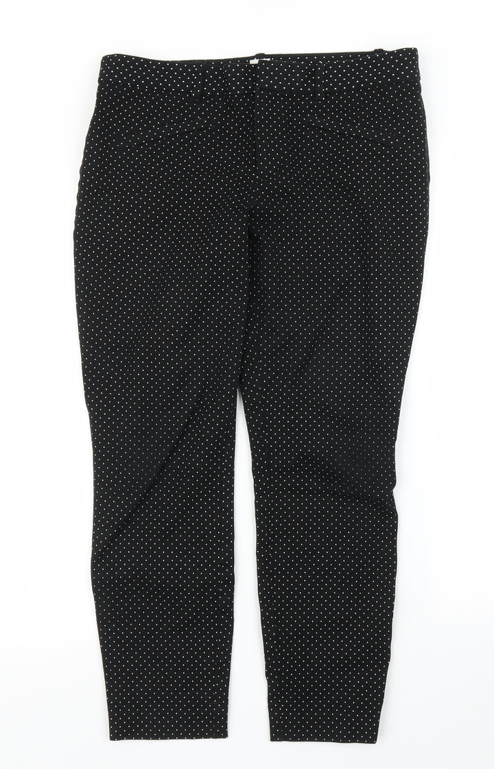 Gap Womens Black Pedal Pusher Trousers Size 8 L24 in