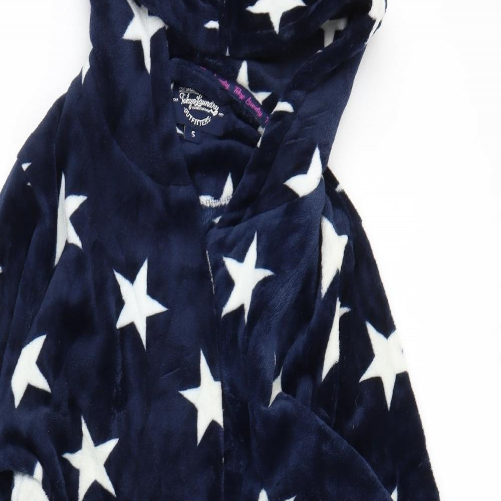 Tokyo Laundry Womens Blue Solid  Capri Robe Size S  - Stars