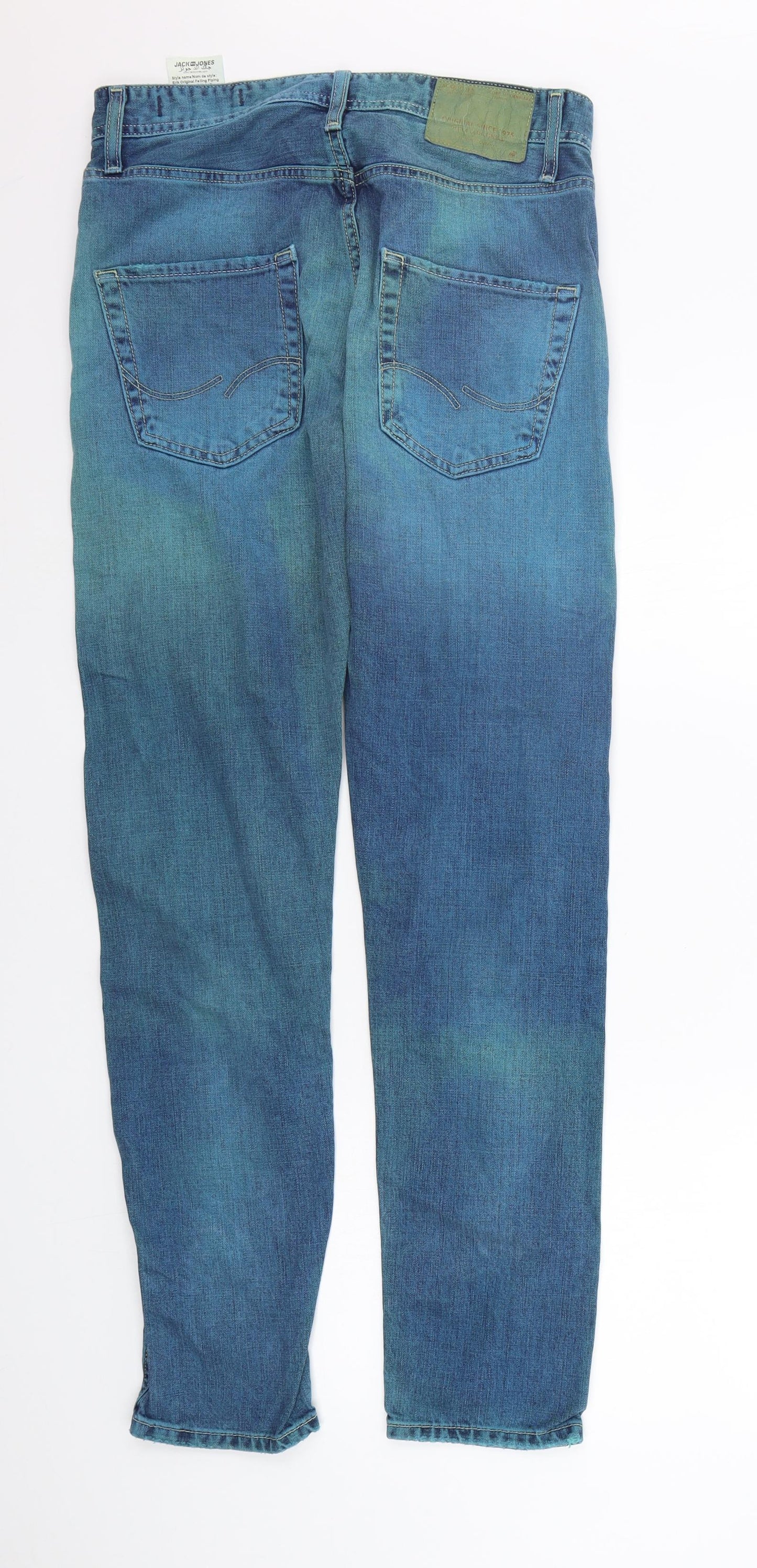 JACK AND JONES Mens Blue   Straight Jeans Size 29 in L32 in