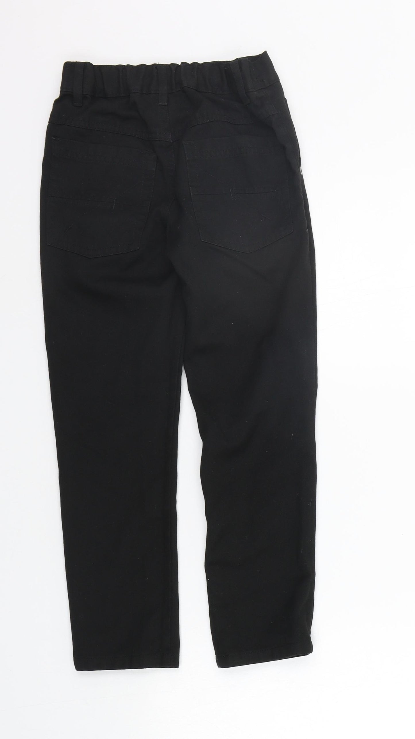 NEXT Girls Black   Chino Trousers Size 8 Years