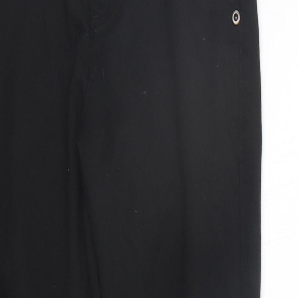 NEXT Girls Black   Chino Trousers Size 8 Years