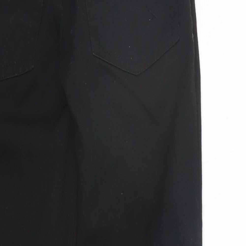 NEXT Girls Black   Chino Trousers Size 8 Years