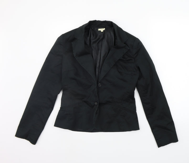 b.young Womens Black   Jacket Suit Size 10