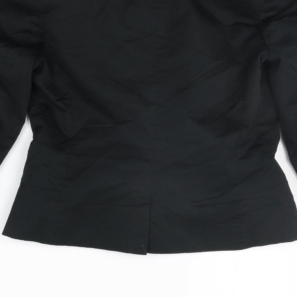 b.young Womens Black   Jacket Suit Size 10