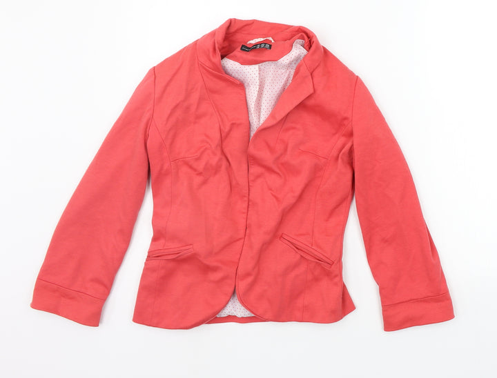 Atmosphere Womens Orange Jacket Suit Jacket Size 6
