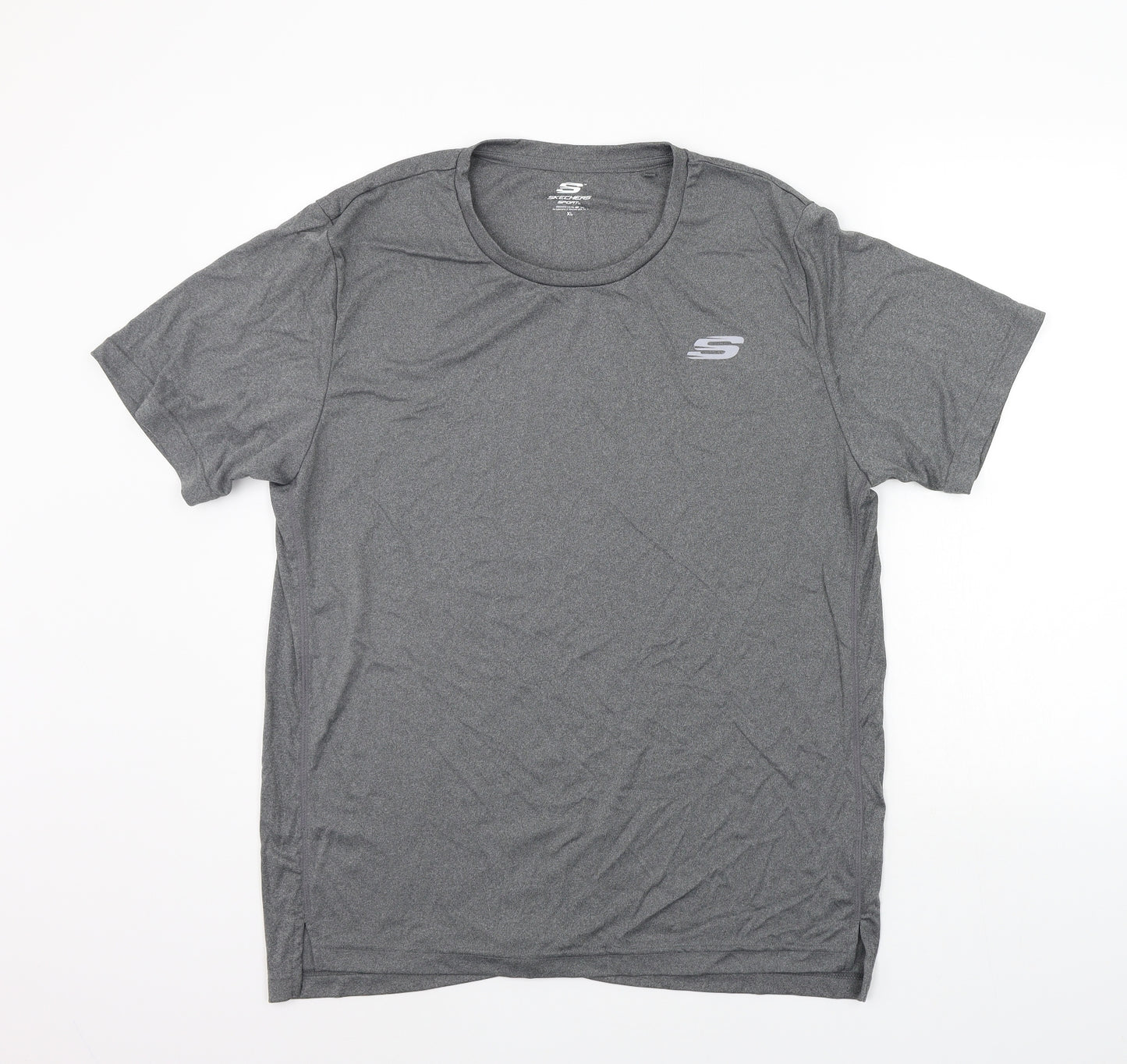 Sketchers  Mens Grey    T-Shirt Size XL