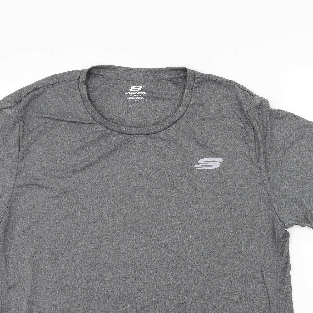 Sketchers  Mens Grey    T-Shirt Size XL
