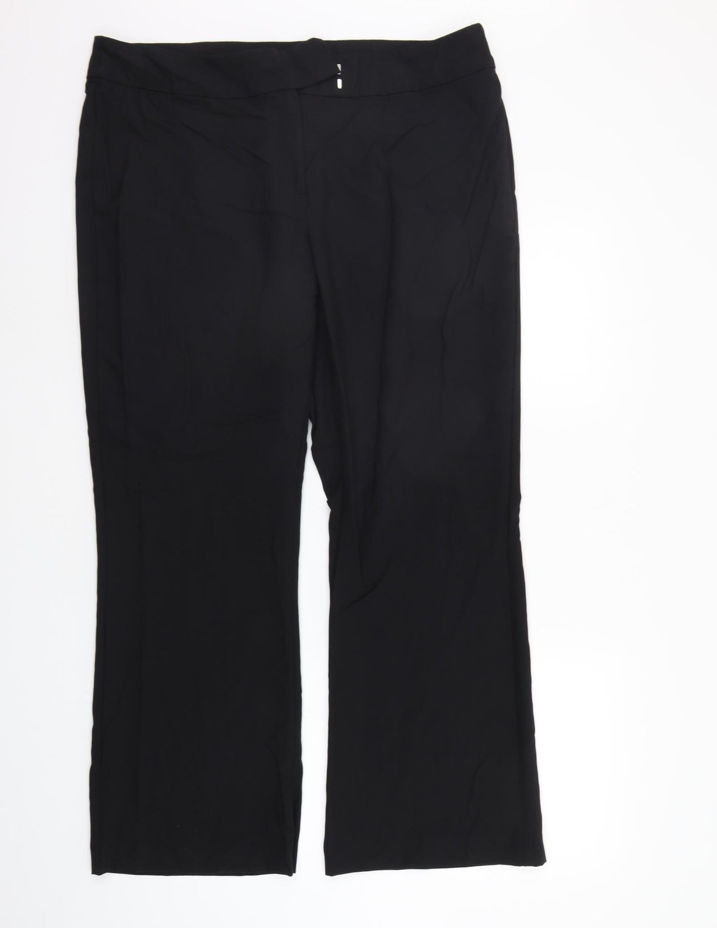 George Womens Black   Trousers  Size 18 L29 in