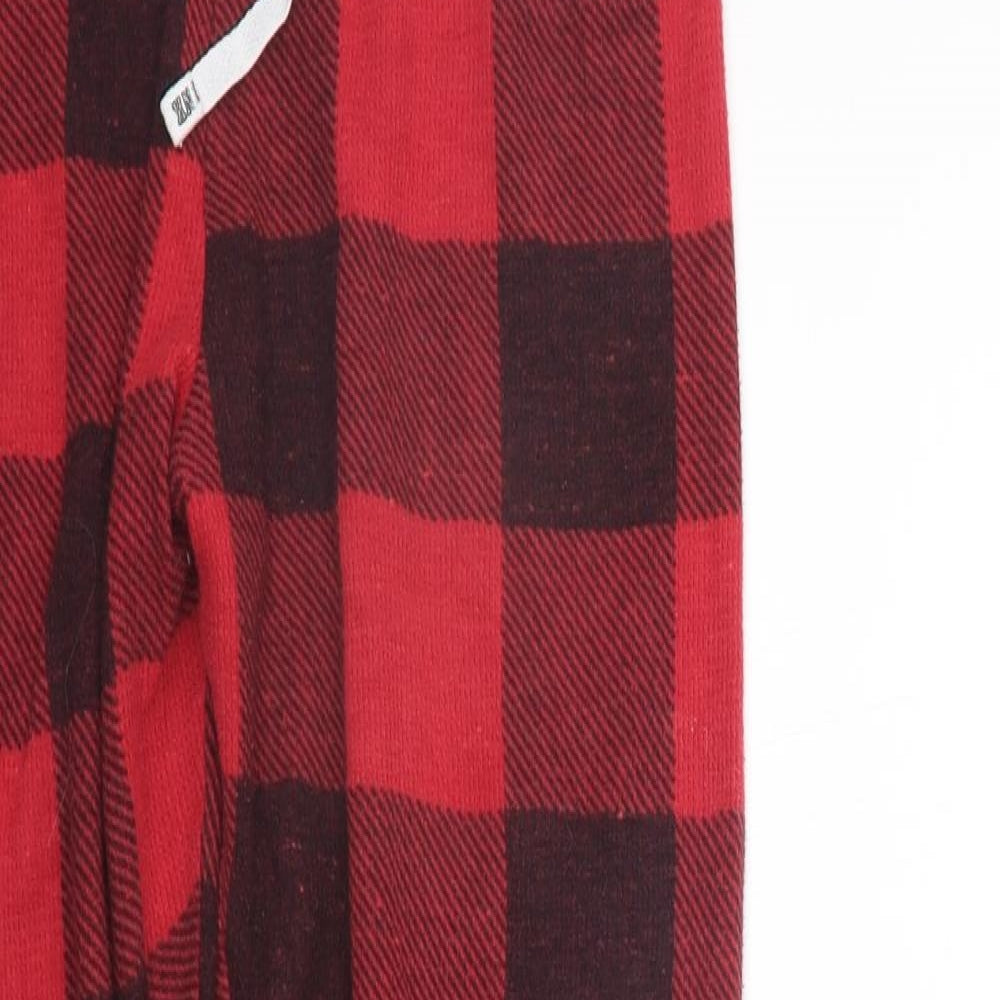 Victoria's Secret Girls Red Check  Top Pyjama Pants Size M