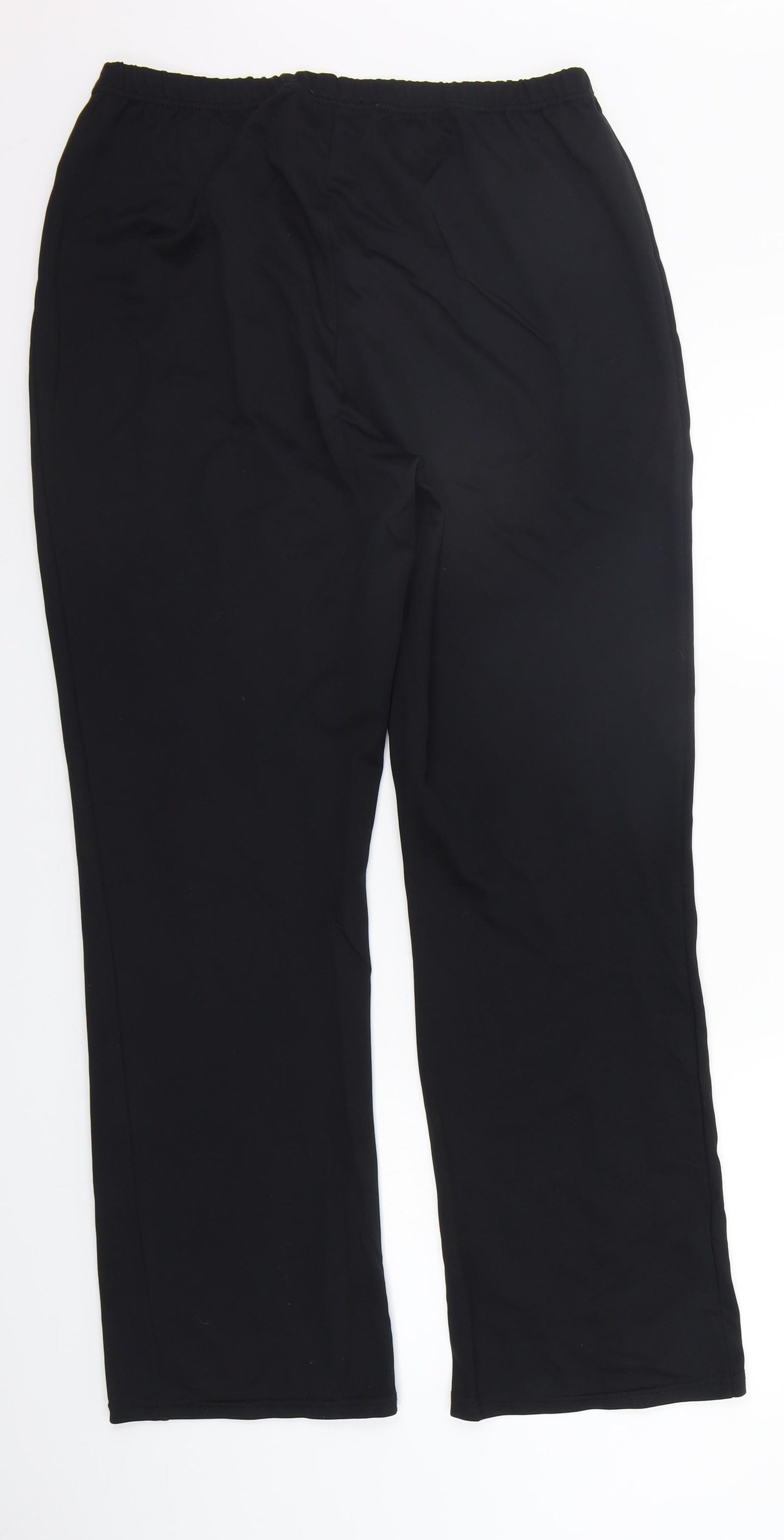 p s classics Womens Black   Jogger Trousers Size 18 L30 in - Elasticated Waist