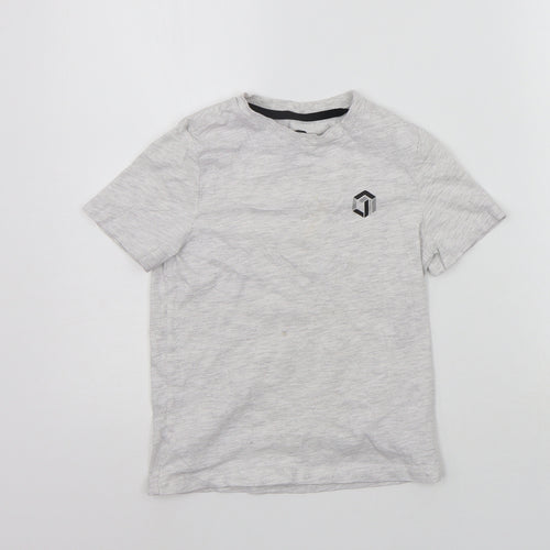 F&F Boys Grey   Basic T-Shirt Size 5-6 Years