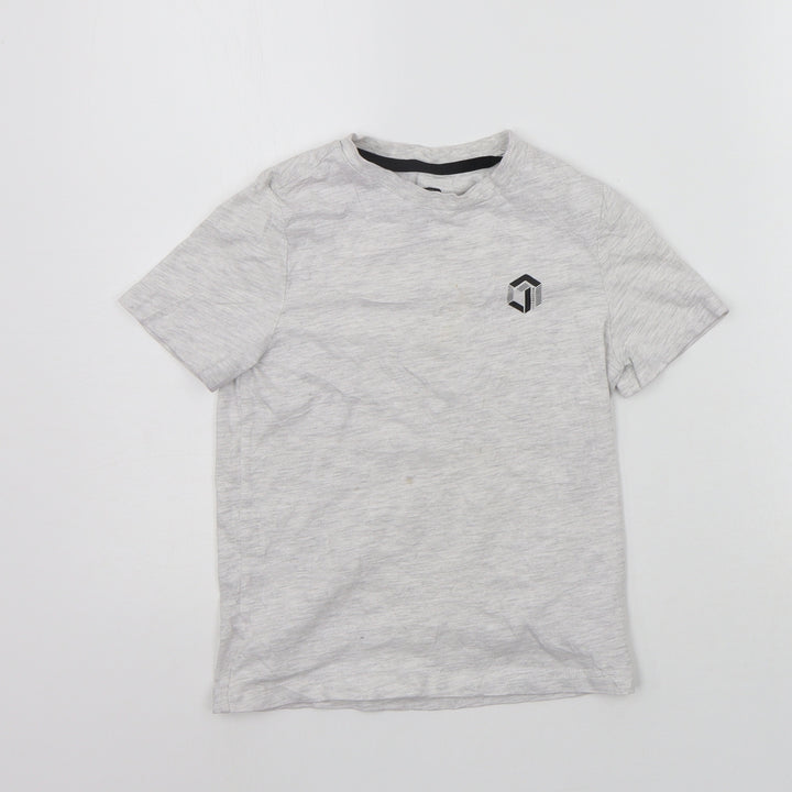 F&F Boys Grey   Basic T-Shirt Size 5-6 Years