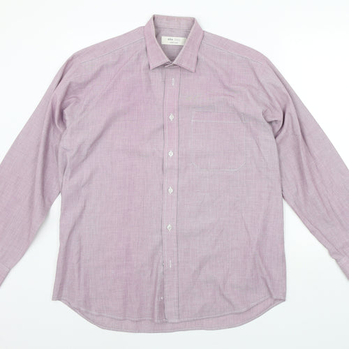BHS Mens Purple    Button-Up Size 15.5