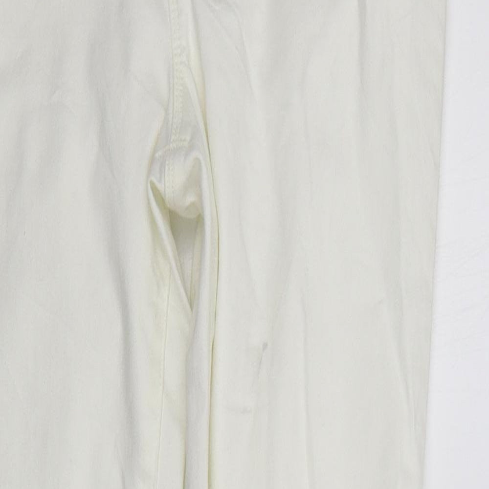 Marks and Spencer Womens White   Jegging Jeans Size 12 L28 in